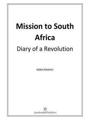 cover image of Mission to South Africa
